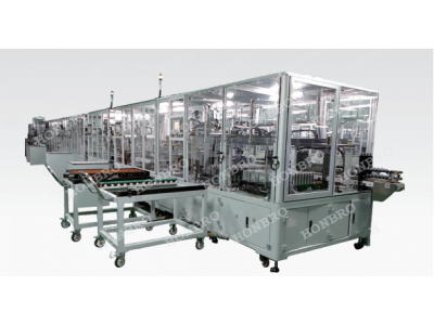 鴻寶科技 全自動鋁殼動力電池超聲波焊接組裝線