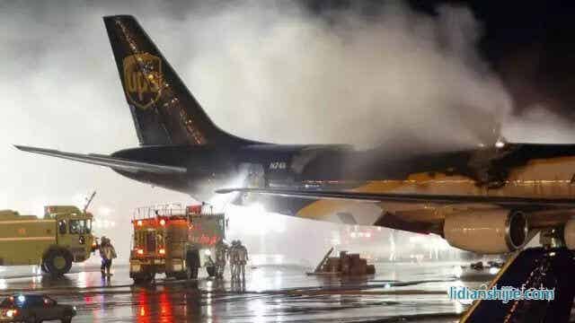 2010年裝載的鋰離子電池波音747貨機(jī)在迪拜起火墜毀