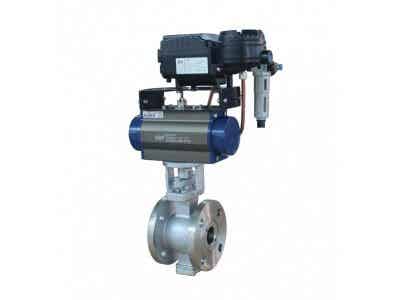 弗雷西 V型調(diào)節(jié)閥 氣動(dòng)調(diào)節(jié)閥 帶定位器
